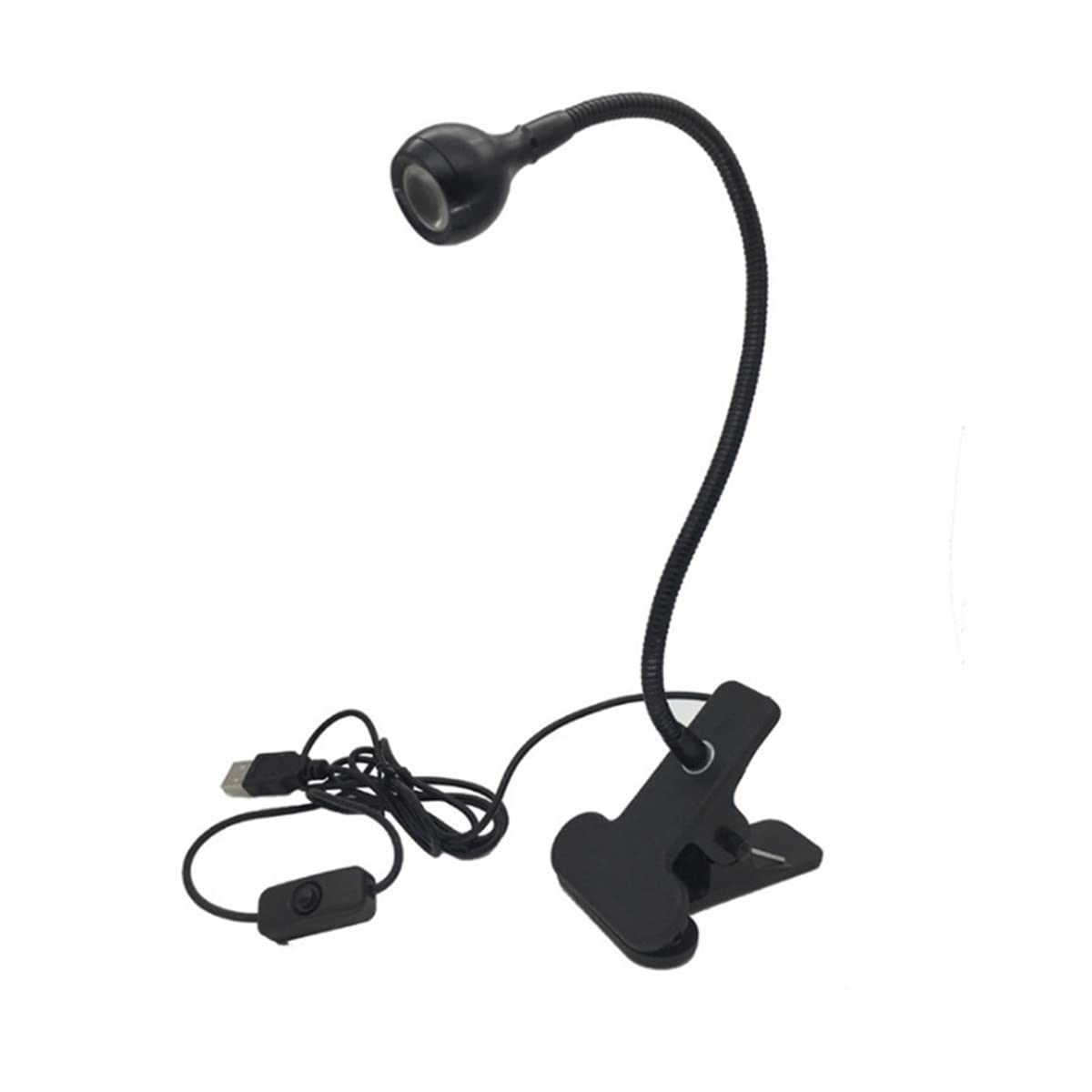 Microscope 3W Optical Microscope LED Table Clip Light Source USB Desk Clip-On Dimming Spotlight