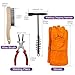 5pcs 9.6 Inch Scratch Wire Brush 8.4 Inch Welding Plier Slag Removal Tool with Steel Coil Spring Handle, Welding Gloves, 300g Welding Hammers Slag Removal Tool Sets