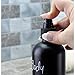 Cornucopia 8-Ounce Black Glass Spray Bottles or Perfume Bottles (4-Pack); w/Fine Mist Atomizer Spritzers for Aromatherapy, Cologne, DIY & More