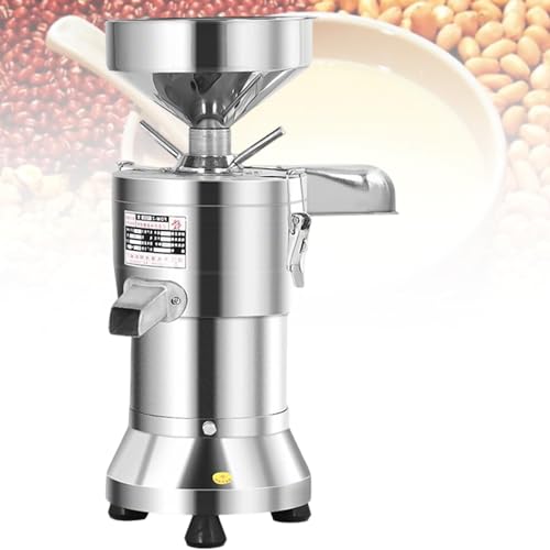 Xjymposium Molinillo AutomáTico De Acero Inoxidable Commercial, 20 Kg/H, Separa Leche De Soja Y Bagazo, Maquina para Hacer Leche Vegetal Prepara Bebidas Y Comidas Saludables 220v