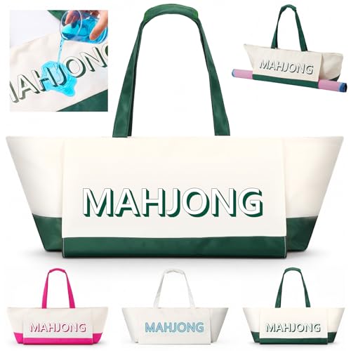 Bolsa impermeable para mahjong con bolsillo exterior 30 pulg miniatura 1