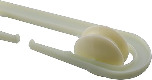 Miniatura 2 de 2 poleas separadoras de línea de ropa de plástico, polea separadora de cable de cuerda, divisor de línea de ropa en forma de S, kit de polea de