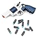Safe Toy Fake Gun Model Revolver Toy Gun for Boy with Ejecting Shell Soft Bullets,Realistic Toys Foam Blaster Play Gun Toy with Soft Bullet Look Real Action Mini Pistol Model for Children… (Blue)