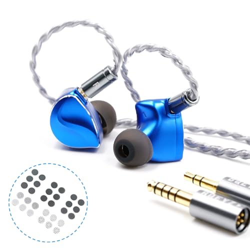 BQEYZ Winter Ultra 11.6mm PZT ���`�� 12mm �_�C�i�~�b�N�h���C�o�[ �C���C���[���j�^�[ HiFi �Q�[�~���O�C���z�� 3.5mm 4.4mm ���O���\ �A�b�v�O���[�h�P�[�u�� �L���C���z�� (�u���[�A3.5mm & 4