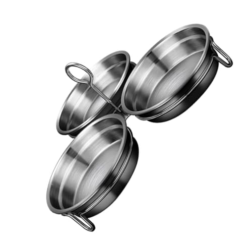 JECOMPRIS Stainless Steel Egg Poacher Pan Kitchen Egg Cooking Mold for Steaming Smooth Non Stick Surface Easy Demould Material for Home Use