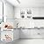 GRITHOME 10pcs Peel and Stick Shower Tile Waterproof Off White Marble Tiles Wall Panels 11.8"X11.8" Self-Adhesive Backsplash for Home Bathroom Kitchen Showers (Not Real Tile)