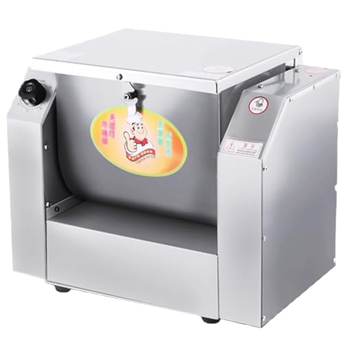 ylpddmm Amasadora Comercial, mezcladora de harina con Capacidad de Amasado de 3/5/7/8,5 kg, batidora eléctrica de Cocina, amasadora de Acero Inoxidable para Mezclar y amasar Masa,5KG