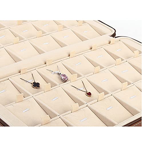 Boîte de rangement de bijoux anti-nœud avec étui portable multifonction - 2