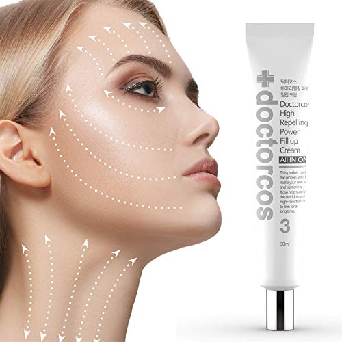 DOCTORCOS High Repelling Power Fill-up Wrinkle Cream for Women (1.69 oz) | Full Face and Under Eye Lifting Cream for Wrinkles | Fine Line Cream For Day and Night Use | Korean Skin Care Products