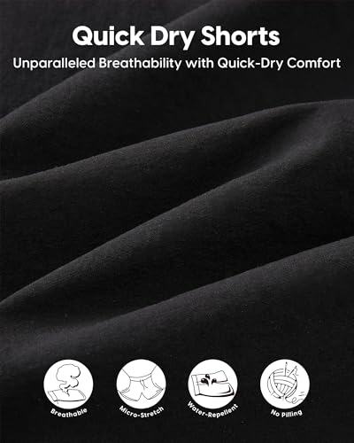 Image of maamgic Mens Swim Trunks 5 inch with Compression Liner Stretch Quick Dry Swim Shorts Swimming Trunks Bathing Suits