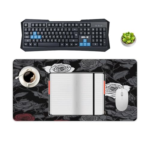 Rose Gothic Desk Mat Pad Mouse Grande Antideslizante miniatura 4