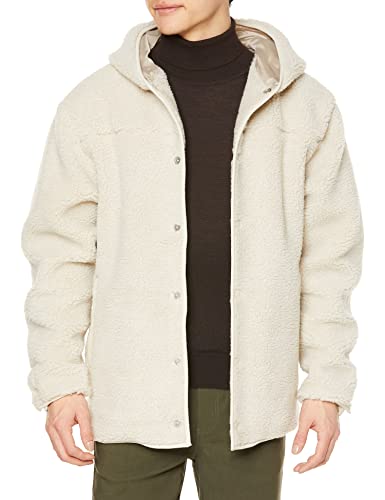 [ランバンオンブルー] アウターブルゾン ボアパーカー メンズ ベージュ