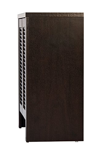 Image of DeckUp Giona 2-Door Engineered Wood Shoe Rack (Dark Wenge, Matte Finish), Cm