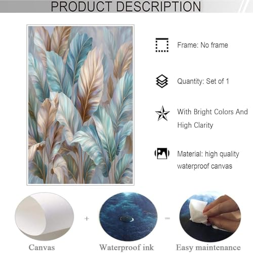 Cuadros decorativos de salón minimalistas en formato grande de 70x100 cm 7
