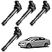 AUTOSAVER88 Ignition Coils Pack Set of 4 Compatible with 2002-2011 Civic, 2003-2007 Accord, 2002-2009 CR-V, 2003-2011 Element, 2004-2005 S2000, 2002-2006 Acura RSX L4 2.0L 2.2L 2.4L