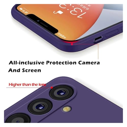 Coque Samsung S25 Plus en silicone liquide rouge camélia souple
