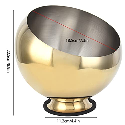 WOHPNLE 304 Edelstahl -Gewürzschale, goldene Farbe würzige heiße Sauce -Pot -Sauce -Schüssel mit Silikonbasis für Restaurant, Küche, Wohnzimmer Gebrauch (L(330 X 184mm / 12.99 X 7.24in)) 3 WOHPNLE 304 Edelstahl -Gewürzschale, goldene Farbe würzige heiße Sauce -Pot -Sauce -Schüssel mit Silikonbasis für Restaurant, Küche, Wohnzimmer Gebrauch (L(330 X 184mm / 12.99 X 7.24in))