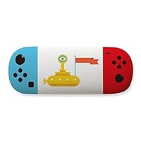 Universe And Alien Spaceship Storage Glasses Case Creative Game Shell Holder