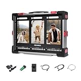 Opération Pratique, Transmission Efficace : Le PS101 4K camera monitor avec 3 touches raccourcis personnalisables (rétroéclairées). Interfaces 3G-SDI (1080p) et HDMI 2.0 (4K) pour monitoring multi-écrans avec caméras pro et DSLR.