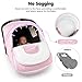 Winter Baby Car Seat Cover, Waterproof, Windproof Warm Fleece Breathable with Full Zipper for Newborn Car Seat, Pink