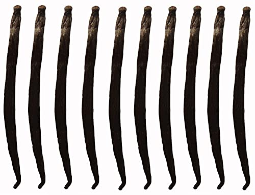 Royal Brand Vainas frescas de vainilla - 10 vainas de vainilla gourmet 10 a 14 cm tahite tahitensis