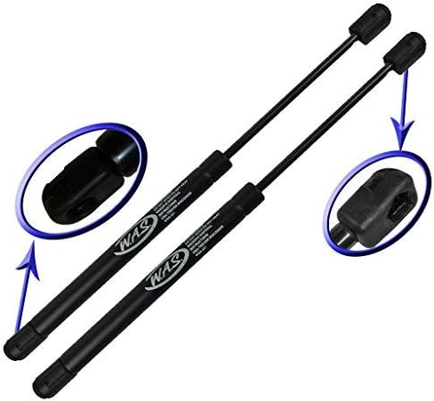 Two Rear Glass Gas Charged Lift Supports For Back Window On Hatch 4x4 4WD Four Wheel Drive 2000-2005 Ford Excursion. WGS-146-2