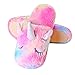 Anddyam Kids Family Cute Cat Household Anti-Slip Indoor Home Slippers for Girls and Boys (10-12 Little Kid)