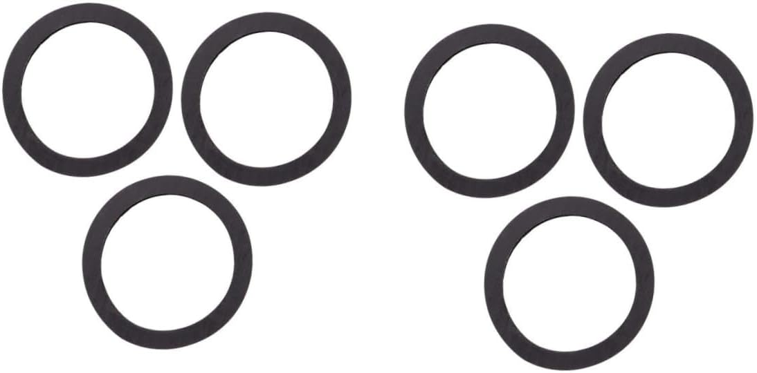 Yardwe 6pcs Rubber Gaskets Gas Tank Gaskets Seal for Nozzle Automotive Parts Use