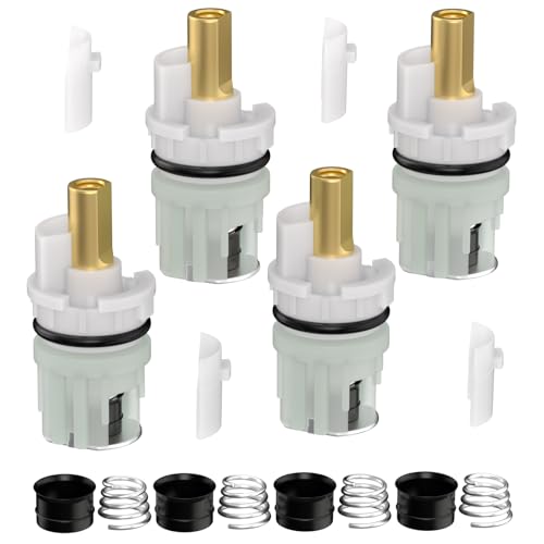 RP25513 Faucet Stem Replacement for Delta two handle Faucet Repair Kit Includes RP24096 Cartridge RP4993 Seat and Spring RP24097 Turn stop1/4 4 pack