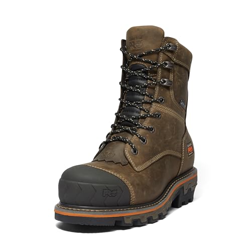 Timberland PRO Men's Boondock Hd Logger 8 Inch Composite Safety Toe Waterproof Industrial Work Boot - Main Image