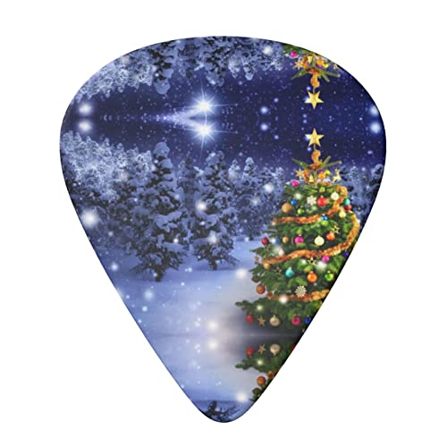 Christmas Tree Lot de 6 médiators pour guitare acoustique, guitare électrique, basse, ukulélé – fins, moyens et épais. - Les Beatles, Paul McCartney, John Lennon, RIngo Starr, George Harrison Christmas Tree Lot de 6 médiators pour guitare acoustique, guitare électrique, basse, ukulélé – fins, moyens et épais. – Image 4