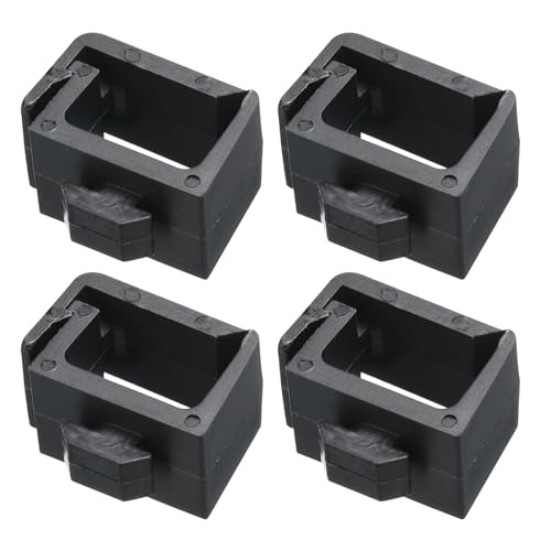 Image of MECCANIXITY 4Pcs Single Slot Flat Cable Clamp 8, 13.5mm Mount Slot Width Wire Holder ABS for 30 Series European Standard Aluminum Extrusion