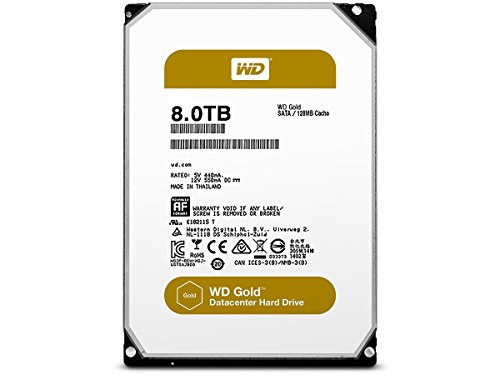 WD WD8002FRYZ Gold 8TB Datacenter Festplatte 7200 U/min Class 3,5 SATA 6Gb/s mit 128MB Cache