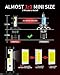 FANTELI 2x H4 LED Bulb, 40000LM 900% Brighter 1:1 Size LED Lights, No Adapter Required, 9003 Bulb 6500K Cool White IP68 Waterproof, License Plate Lights