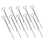 Cabilock 10stücke Dochthalter Aus Kohlenstoffstahl Dochtzentrierwerkzeuge Für DIY-kerzenherstellung Dochthalter Für Kerzenproduktion Metall-dochtfixierer Mit Elastischer Halterung