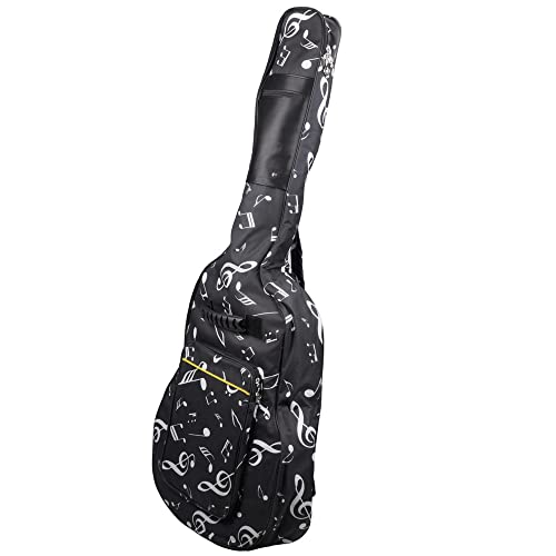 Tamkyo Étui pour guitare acoustique, sac à dos pour guitare acoustique de 99/101/104 cm avec double sangles et poignées… - Les Beatles, Paul McCartney, John Lennon, RIngo Starr, George Harrison Tamkyo Étui pour guitare acoustique, sac à dos pour guitare acoustique de 99/101/104 cm avec double sangles et poignées… – Image 4