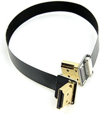 JSER HDMI Type A Male to Male HDTV FPC Flat Cable 50cm for FPV HDTV