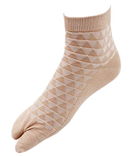 Image of RC. ROYAL CLASS Women's Ankle Length Skin Color Cotton Thumb Socks, Pack of 3