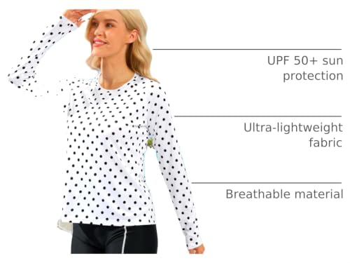 Image of UPF 50+ Sun Shirt for Women Long Sleeve Quick Dry UV Protection Hiking Top