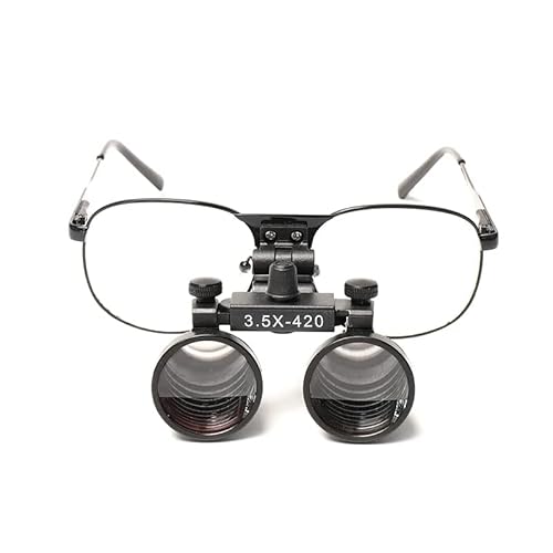 Generic 1D1001 2.5X 3.5X Binocular Dental Loupes Surgical Magnifier Dentist Loupe Metal Eyeglasses Depth View thumb #3