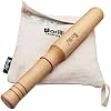 Barillio Drink Muddler Mallet and Lewis Bag Set - Big-Shot 13.75 Inch Wooden Muddler and Ice Hammer for Cocktails w/Canvas Ice Crushing Bag - Bar Tool Set