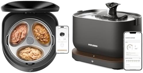 PETLIBRO Automatic Cat Feeder Wet Food with Stainless Steel Bowl and Semiconductor Cooling + App Monitoring Cat Water Fountain, Feeder Easy to Clean with Stainless Steel Tray image 2