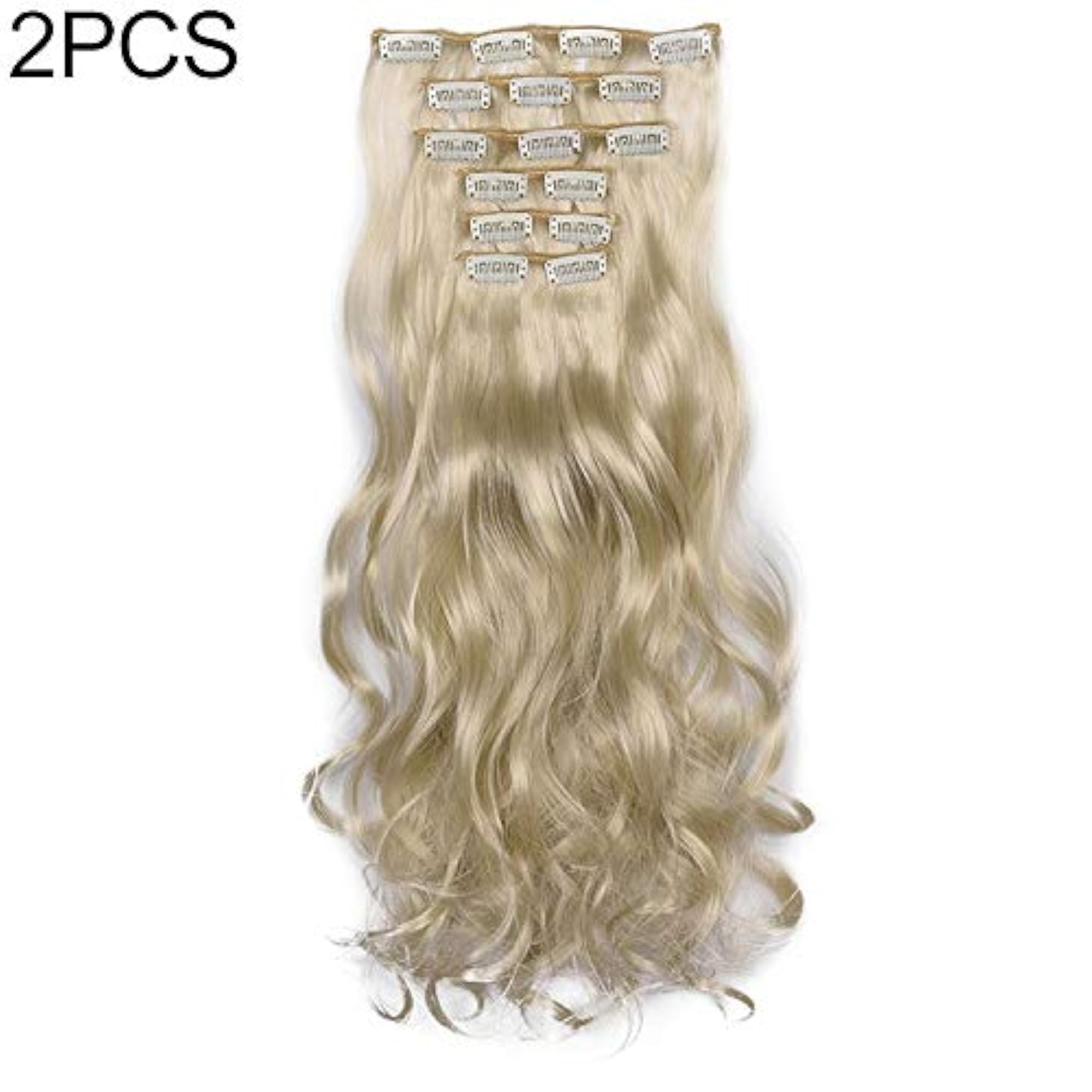2 PCS 50cm Long Curly Hair Wig Set