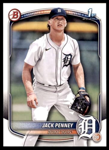 2025 Bowman Prospects #BP-60 Jack Penney Detroit...