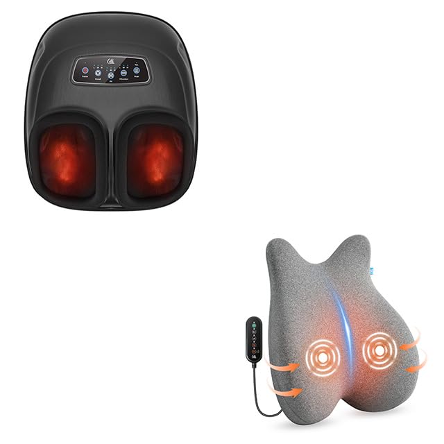 Almohada de Soporte Lumbar y Masajeador para Pies miniatura 1
