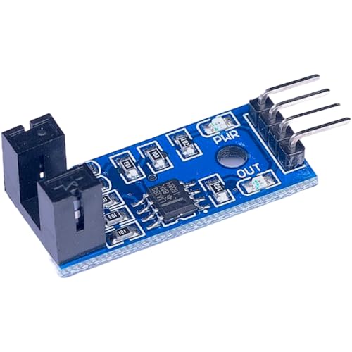 Image of SRS Speed Measuring Sensor Groove Coupler Module Use For RPM Measurement | Conveyor Belt Speed Monitoring | Tachometer Functionality | Position Sensing | Encoder Applications - Pack Of 2