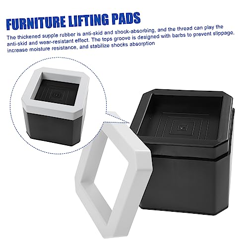 Elevadores cama resistentes PRETYZOOM para transformar tu dormitorio en un espacio ordenado 5