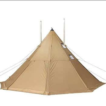 テント　ワンポールテント　軽量　キャンプ 1～2人用 焚き火 換気窓 テント ワンポールテント 軽量 キャンプ 1～2人用 焚き火 換気窓