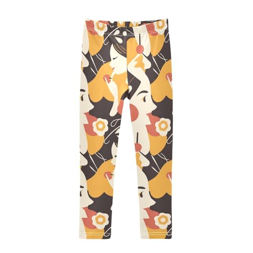 Lollipop Girl Hawaiian Kids Girl's Basic Leggings Fashion Full Length Yoga Pants Sports