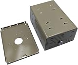 Supplying Demand BTG-UM Thermostat Guard 18-22 Gauge Steel with Mounting Hardware 8-1/4 x 5-3/8 x 3-1/2 Inches Internal Dimensions
